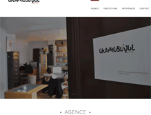 Tablet Screenshot of graphoblique.fr